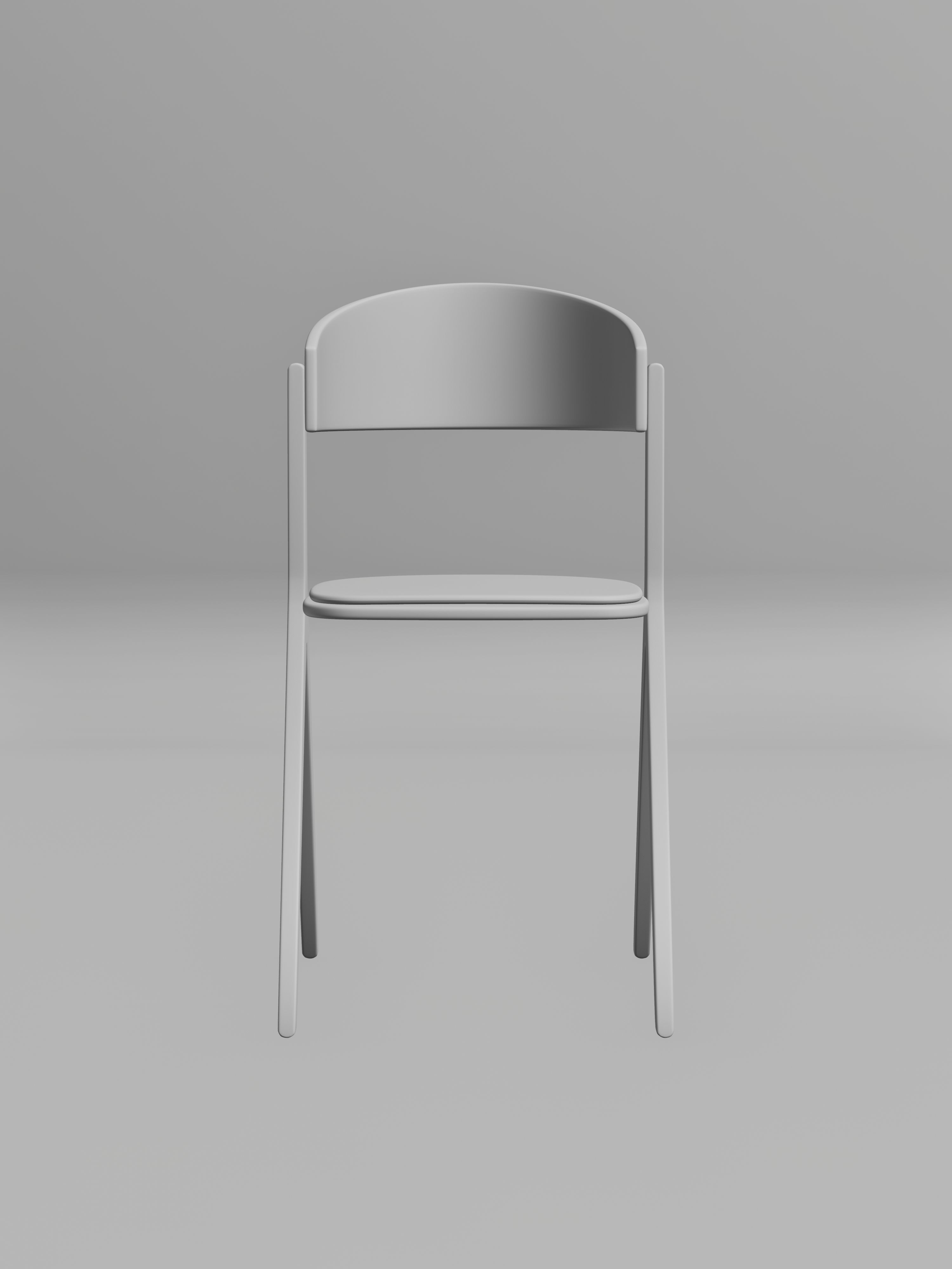 Wooden Chair - 7 of 7 3D model_3