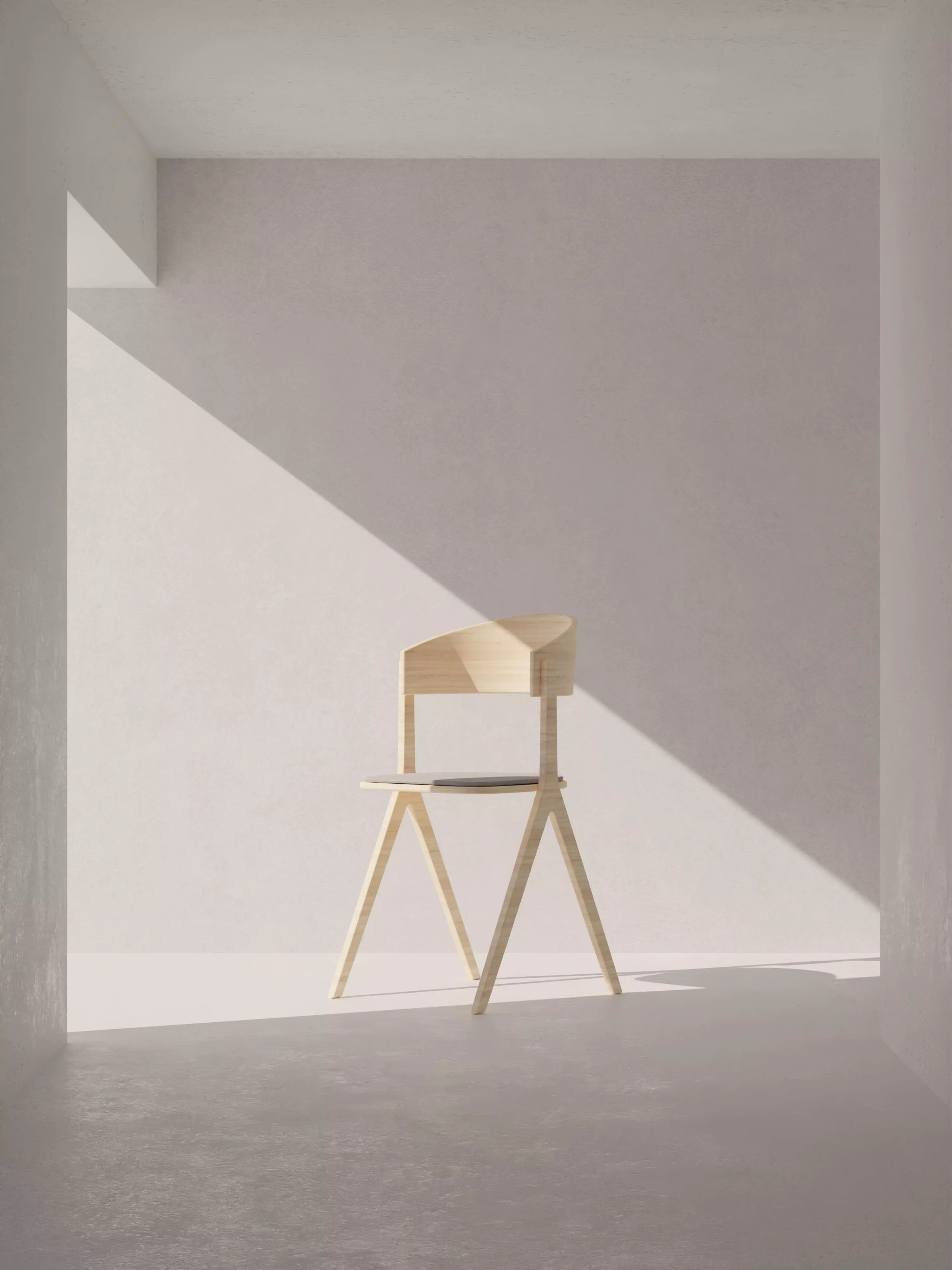 Wooden Chair - 7 of 7 3D model_0