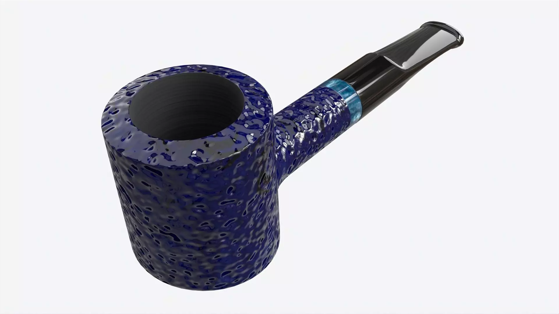 Smoking Pipe Small Briar Wood 04 3D model_0