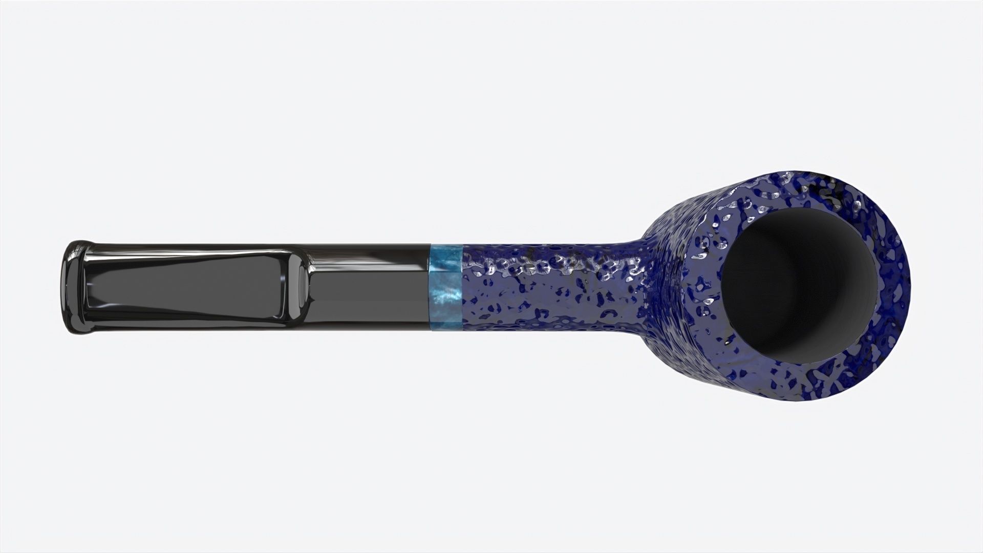 Smoking Pipe Small Briar Wood 04 3D model_4