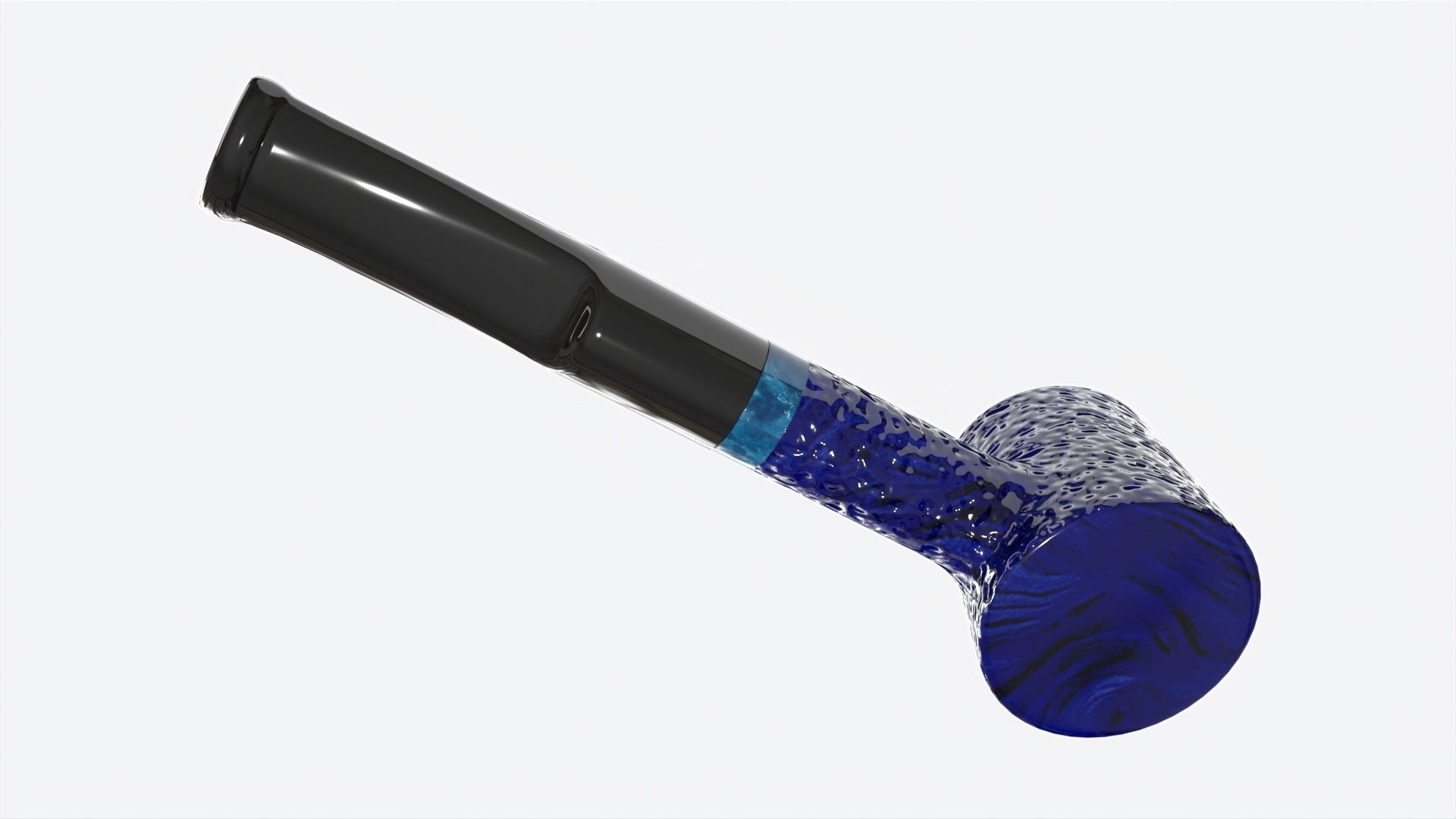 Smoking Pipe Small Briar Wood 04 3D model_5