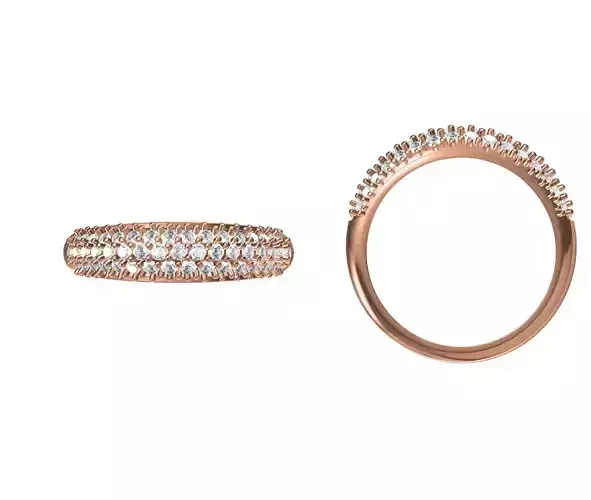 Wedding Engagement Women Ring STL JCD Details