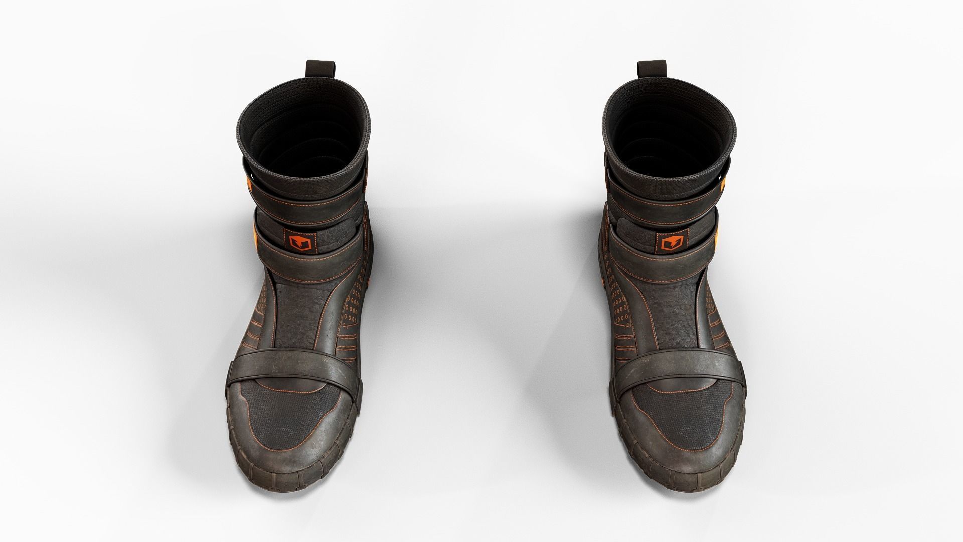 Futuristic Boots 3D model_1