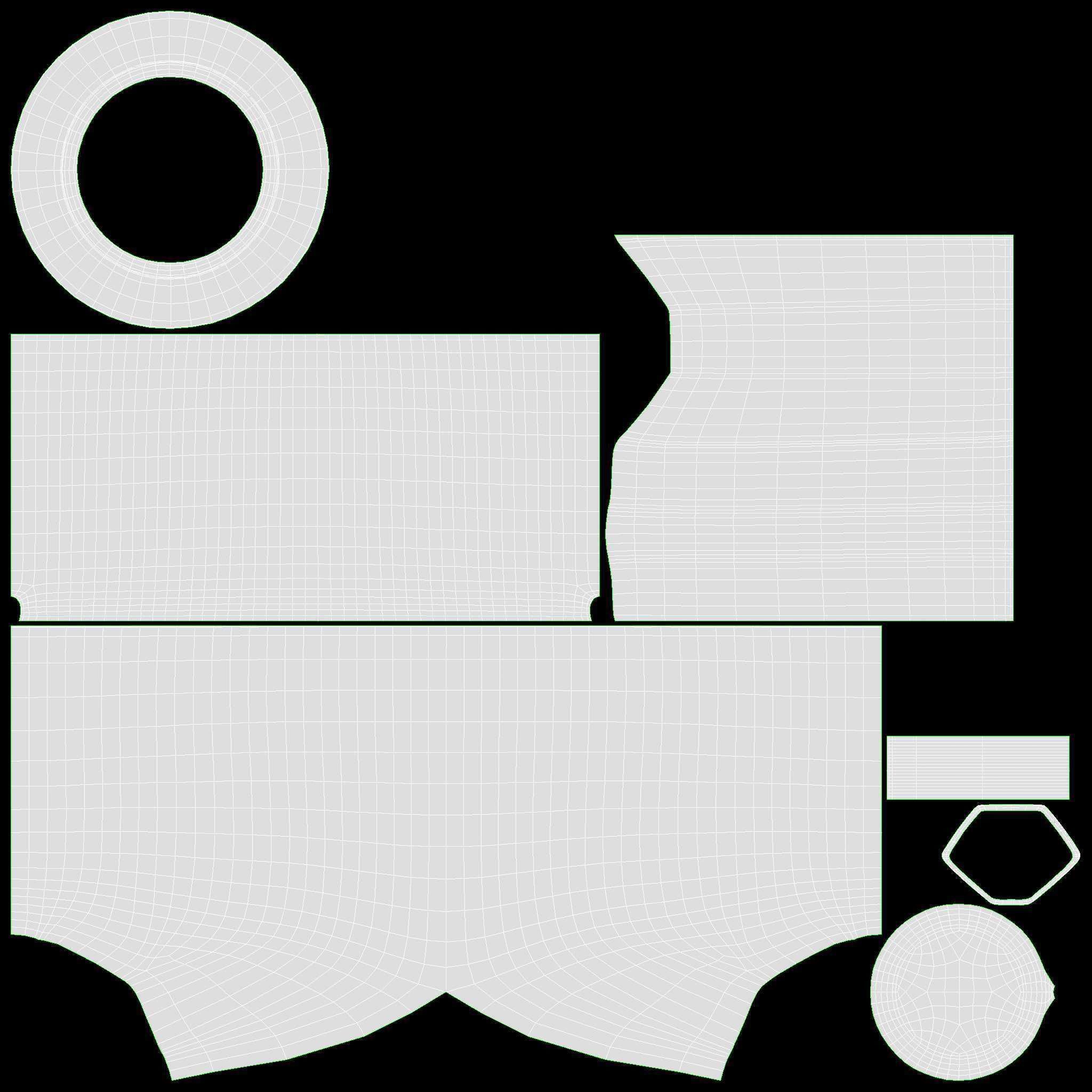 Smoking Pipe Straight Briar Wood 03 3D model_12