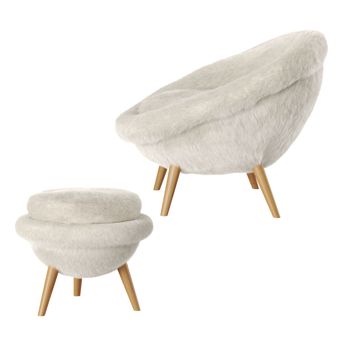 Armchair Grand Oeuf 3D model_2