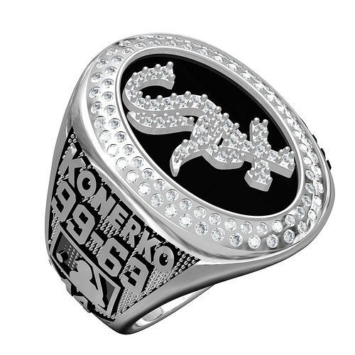 Konerko Baseball Championship Ring 3D print model