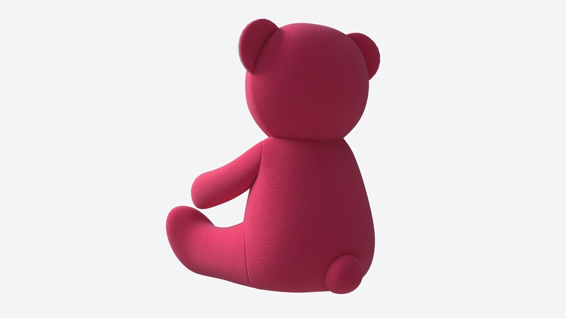 Teddy Bear Toy Soft 3D model_1