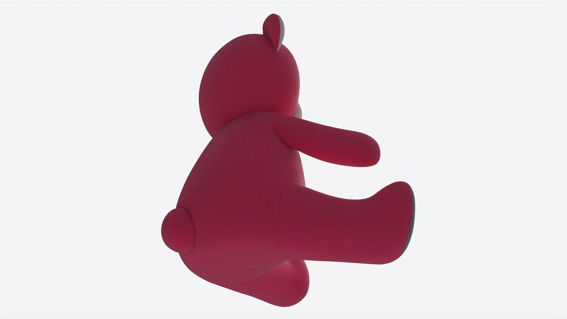 Teddy Bear Toy Soft 3D model_3