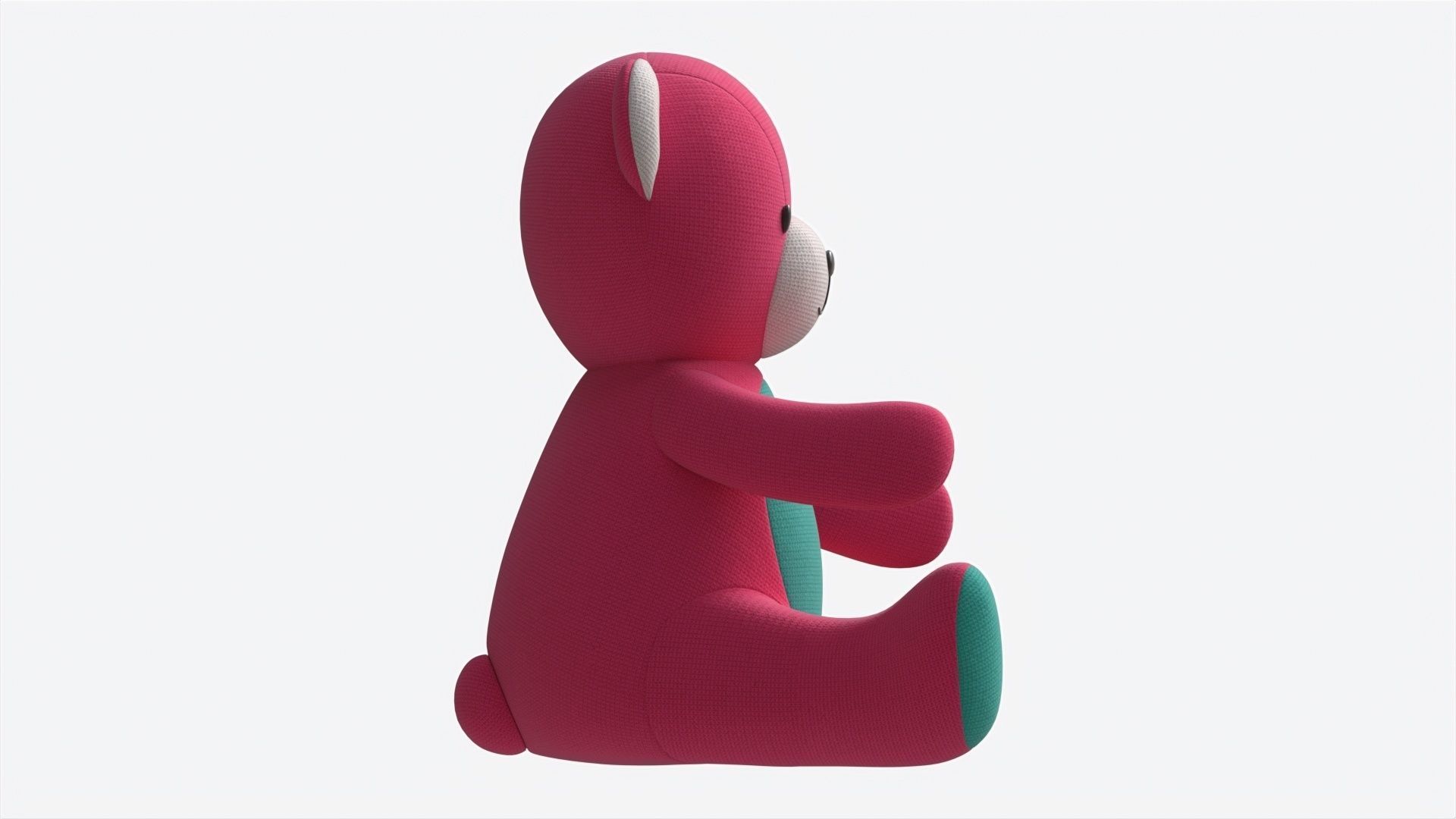 Teddy Bear Toy Soft 3D model_5