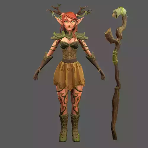 Stylized Elf Girl