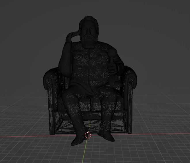 Alexander Graham Bell Statue 3D print model_18
