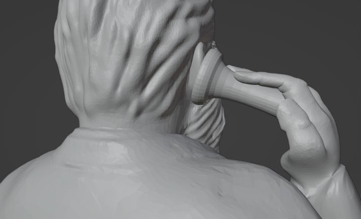 Alexander Graham Bell Statue 3D print model_13