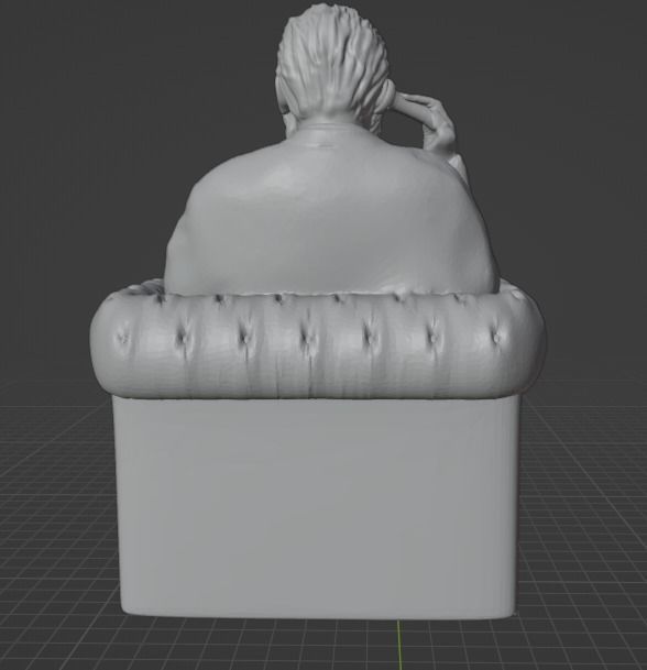 Alexander Graham Bell Statue 3D print model_5