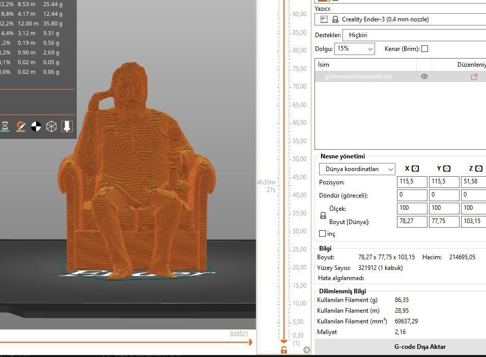 Alexander Graham Bell Statue 3D print model_20