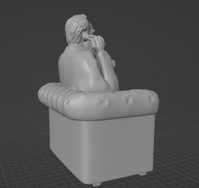 Alexander Graham Bell Statue 3D print model_3
