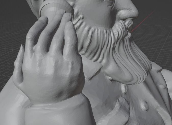 Alexander Graham Bell Statue 3D print model_14