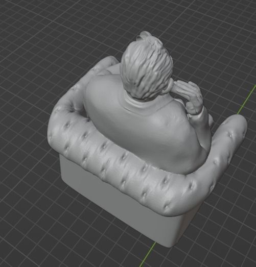 Alexander Graham Bell Statue 3D print model_4