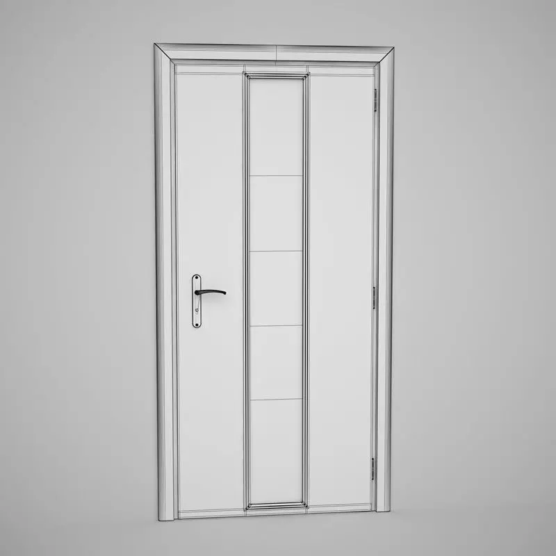 CGAxis Door 3D model_0