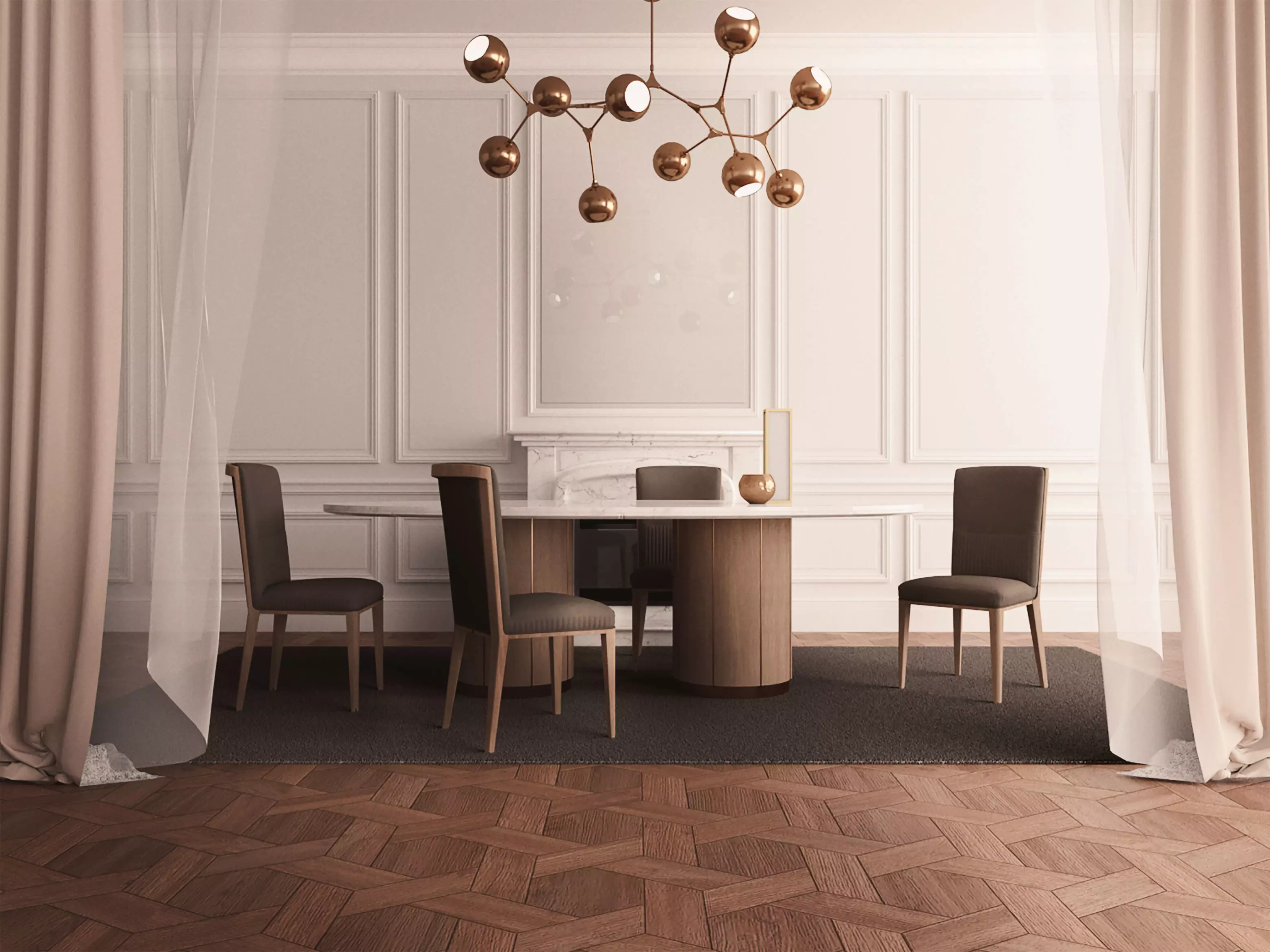 Dining 3D Model 3D model_0