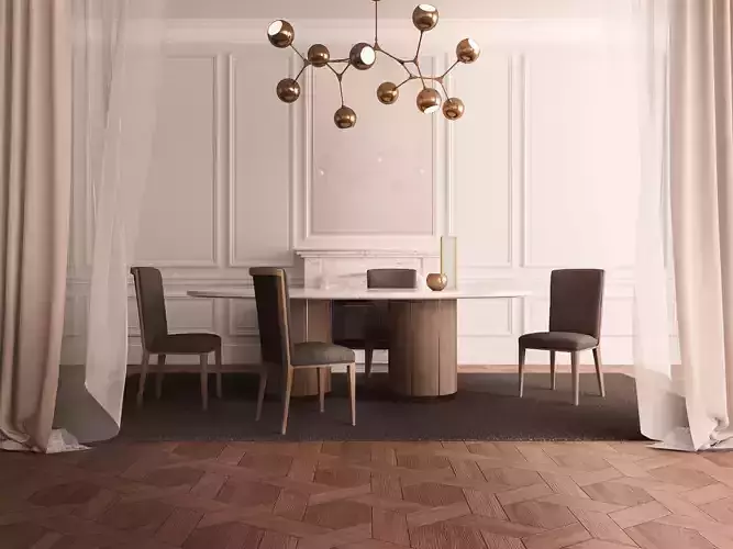 Dining 3D Model 3D model