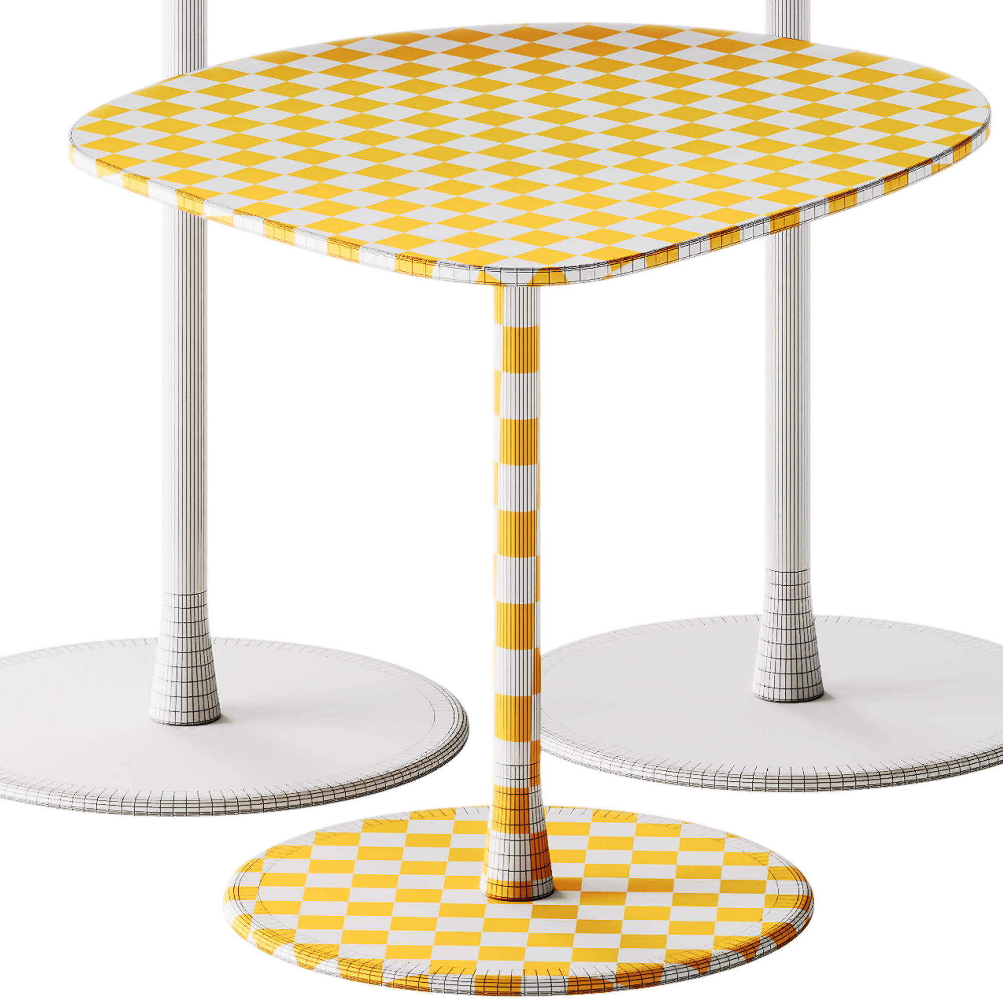 Desalto Mixit Coffee table 3D model_5