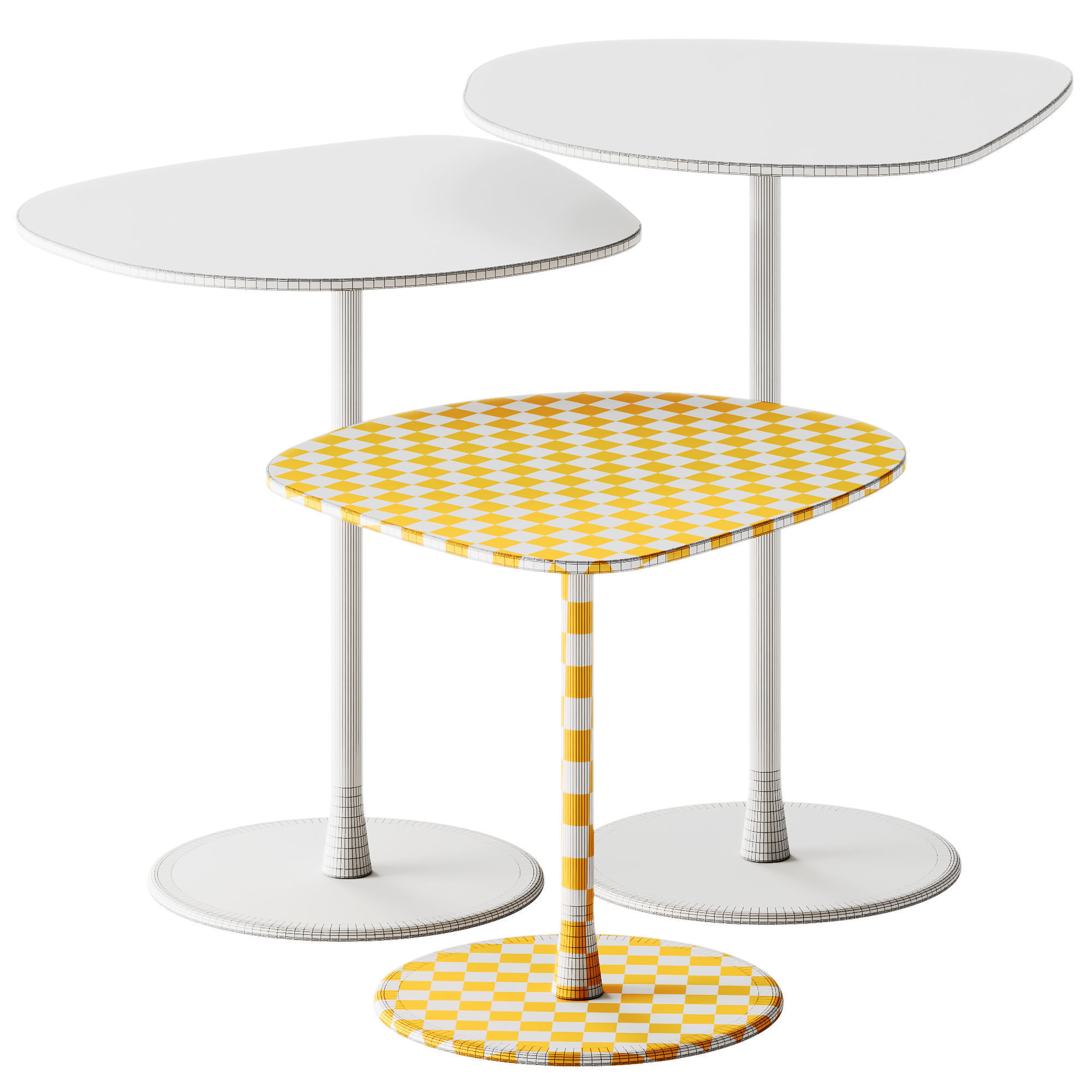 Desalto Mixit Coffee table 3D model_4