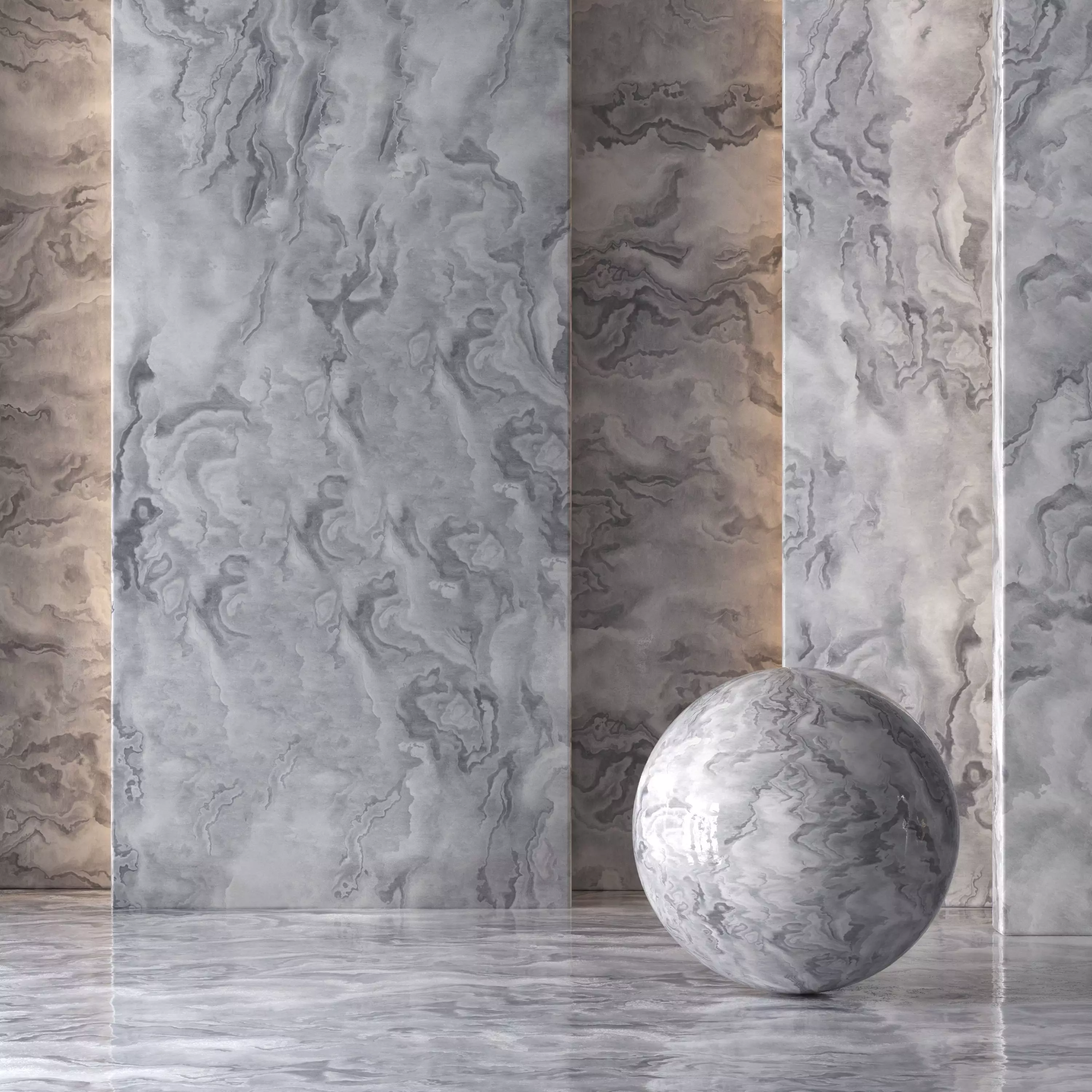 3 Marble Material 8K-Seamless-DrCG No 71 3D model_0