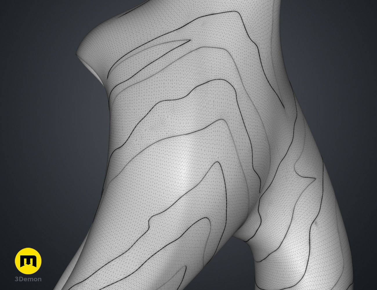 Ahsokas Lekku Mold - Star Wars Rebels 3D print model_12