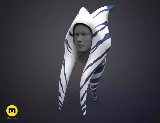 Ahsokas Lekku Mold - Star Wars Rebels 3D print model