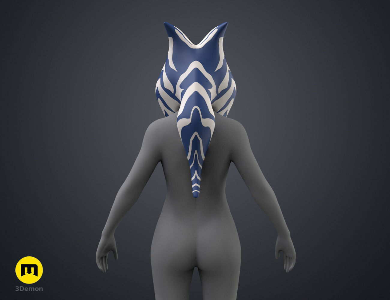 Ahsokas Lekku Mold - Star Wars Rebels 3D print model_4