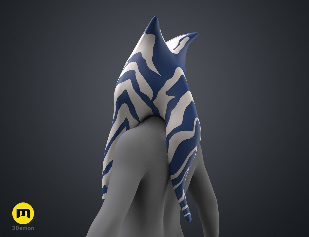 Ahsokas Lekku Mold - Star Wars Rebels 3D print model_18