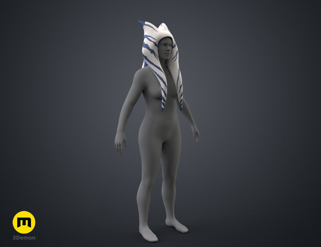 Ahsokas Lekku Mold - Star Wars Rebels 3D print model_20