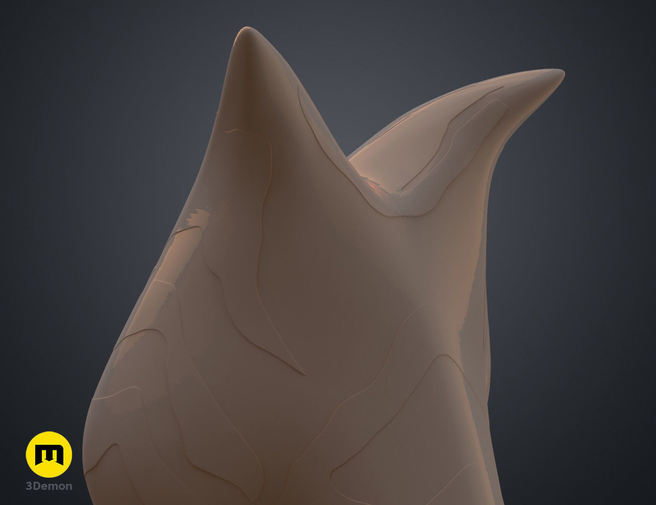 Ahsokas Lekku Mold - Star Wars Rebels 3D print model_9