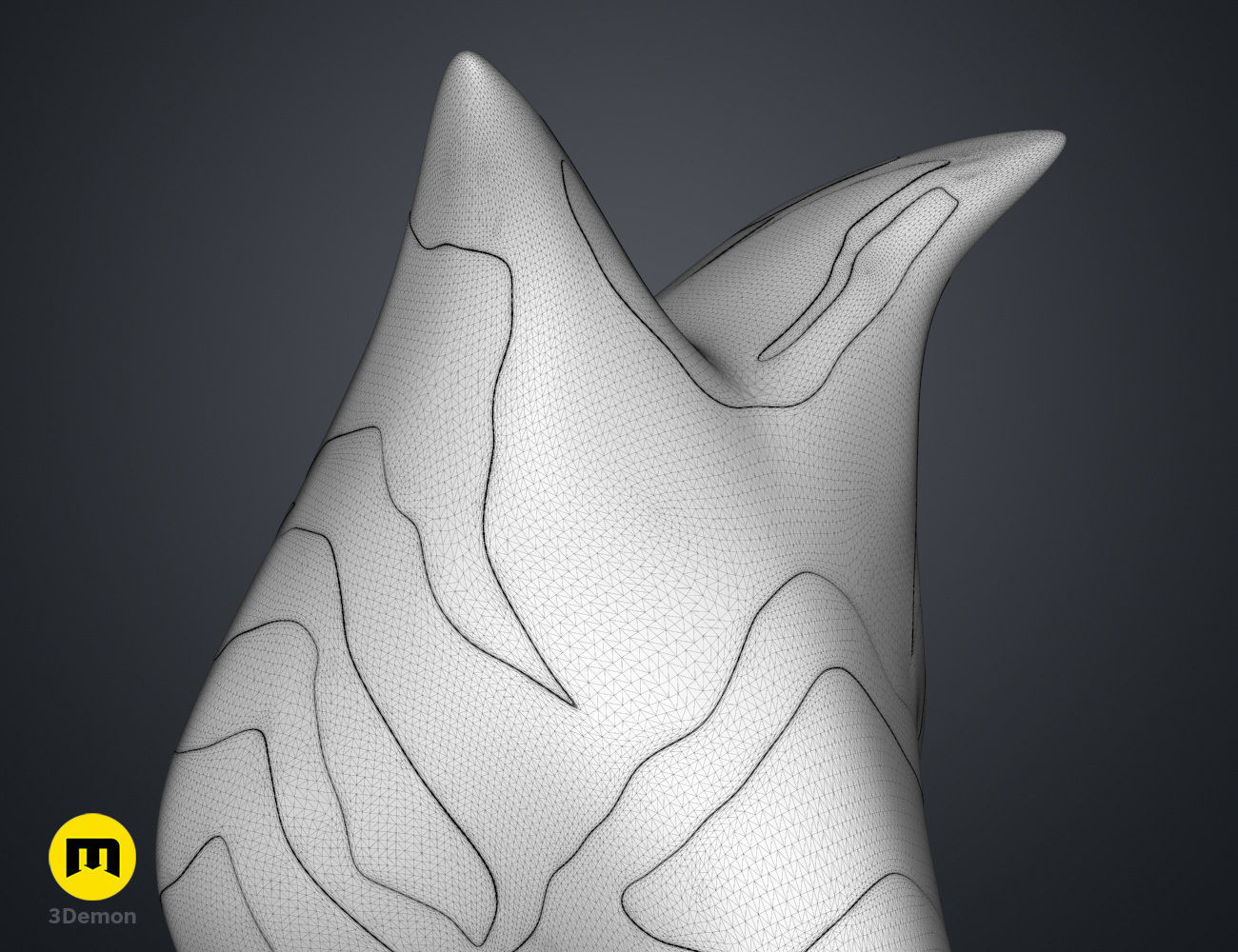 Ahsokas Lekku Mold - Star Wars Rebels 3D print model_10