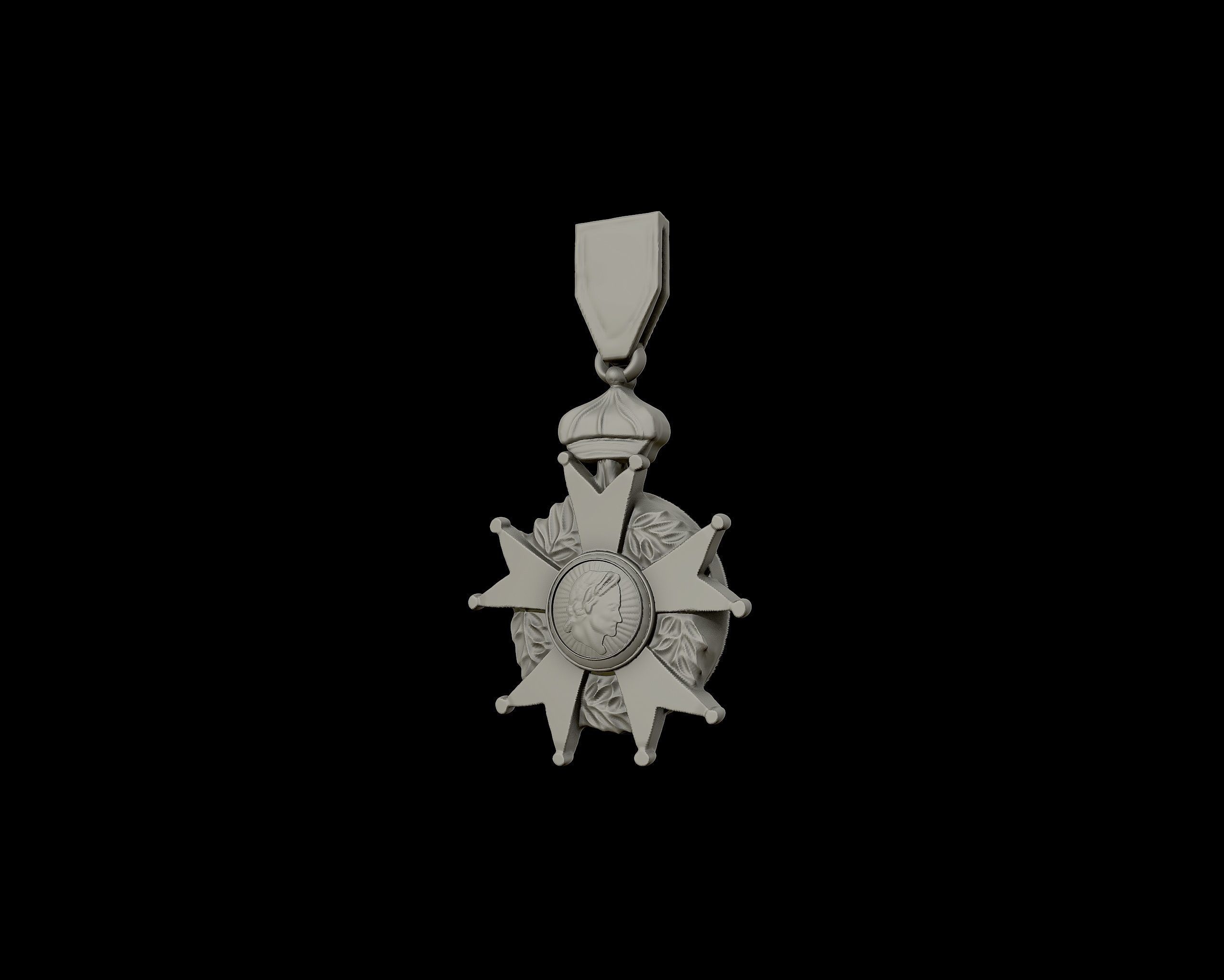 Legion of Honour Medal ready to 3D print 3D print model_8