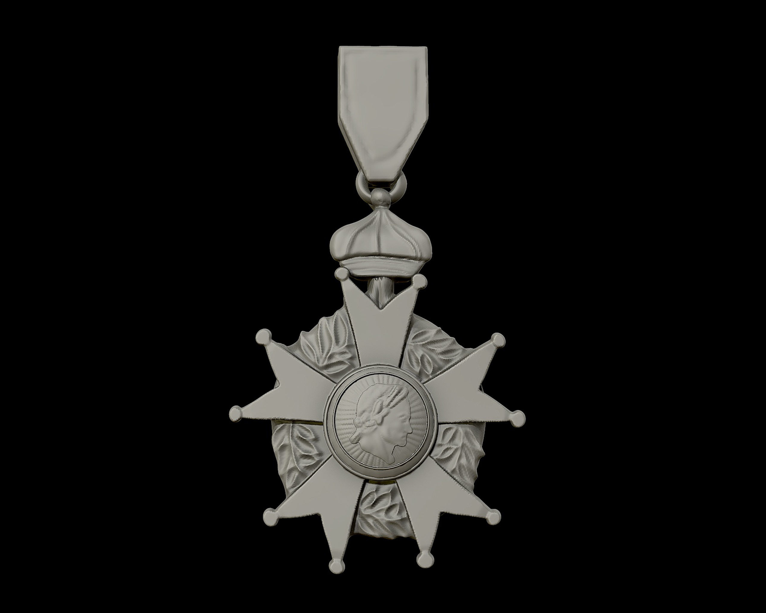 Legion of Honour Medal ready to 3D print 3D print model_3