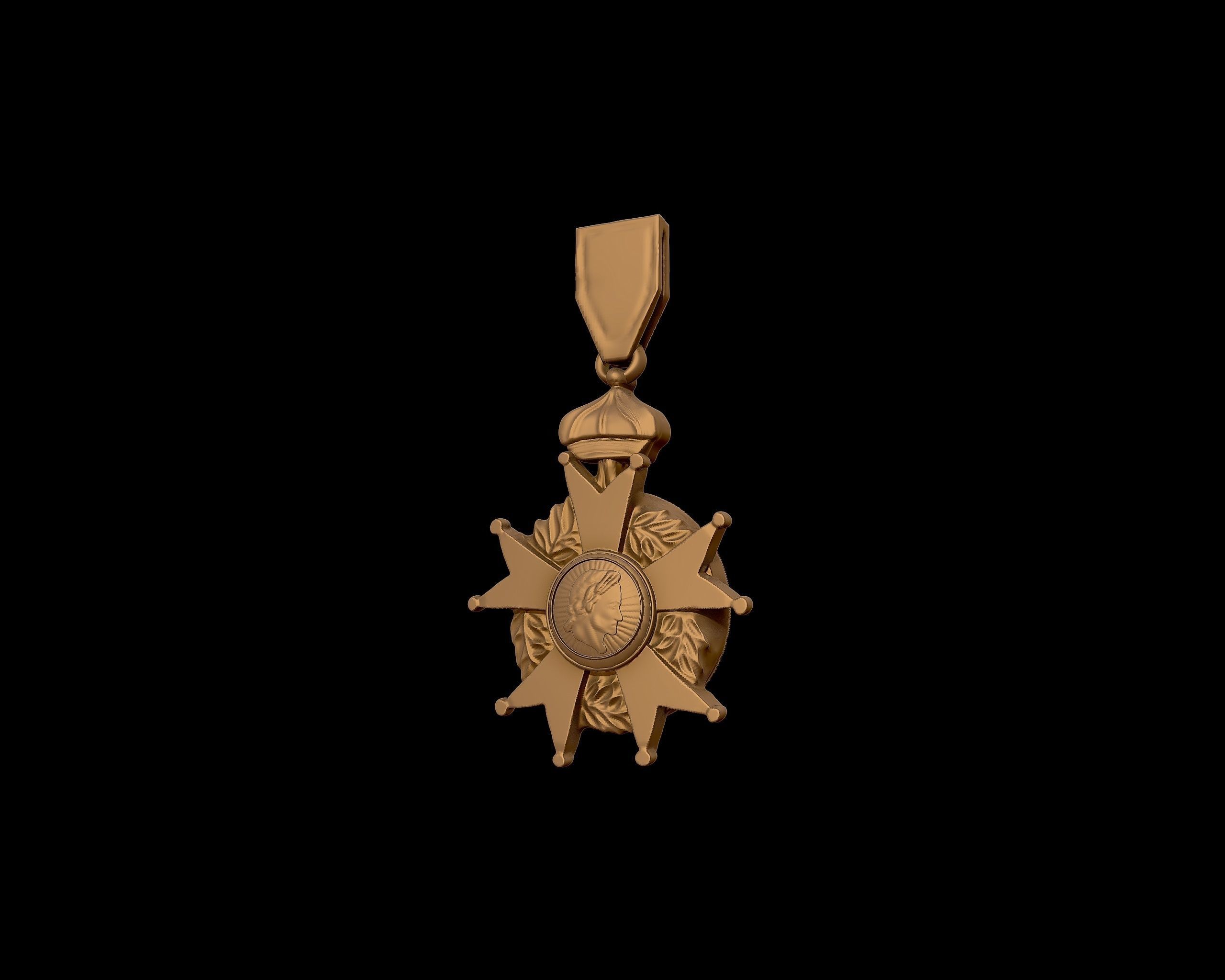 Legion of Honour Medal ready to 3D print 3D print model_13
