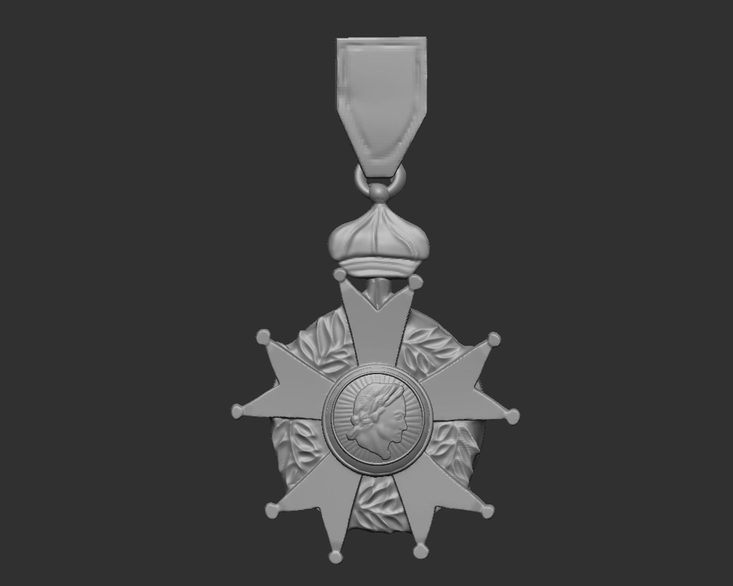 Legion of Honour Medal ready to 3D print 3D print model_2