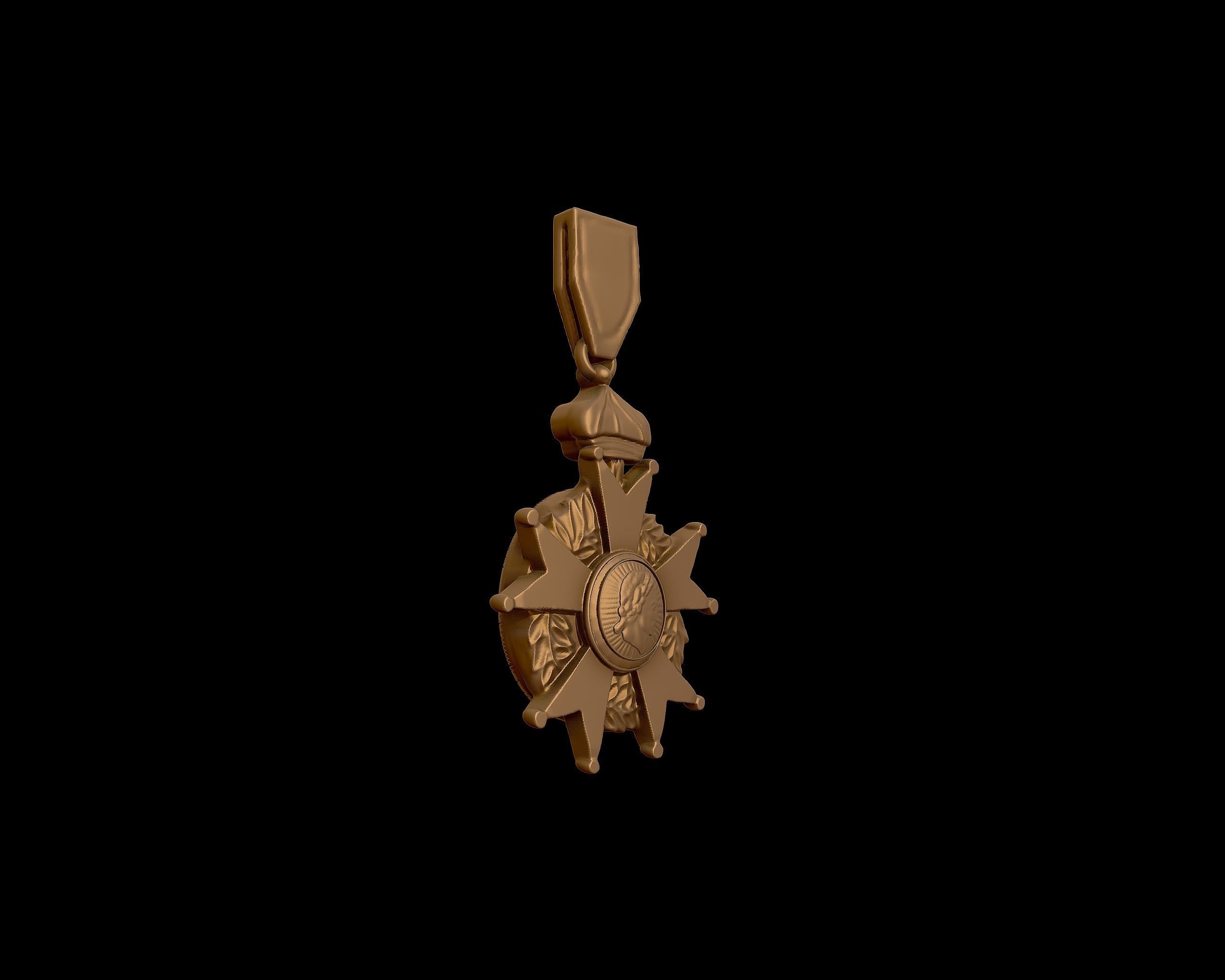 Legion of Honour Medal ready to 3D print 3D print model_16
