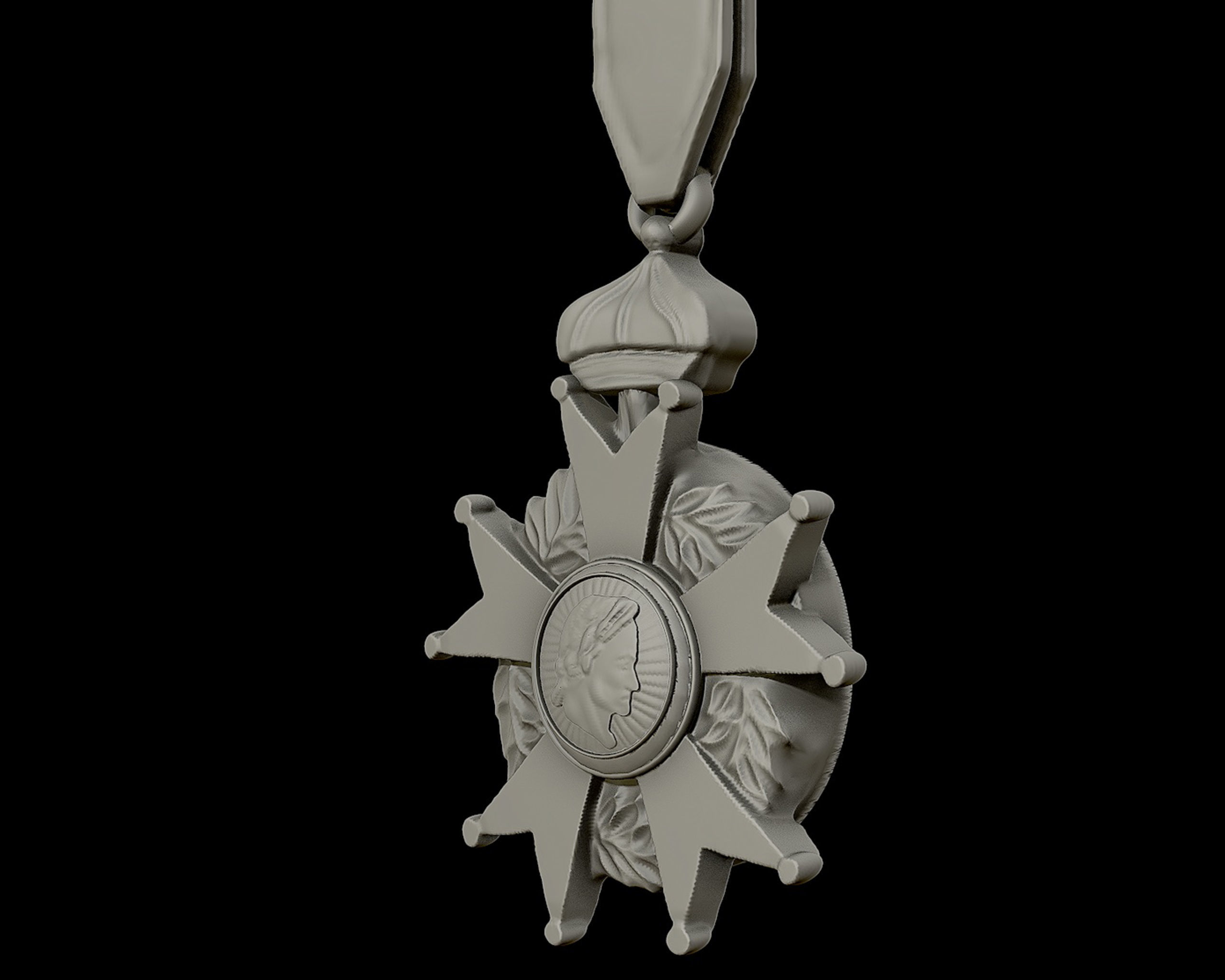 Legion of Honour Medal ready to 3D print 3D print model_4