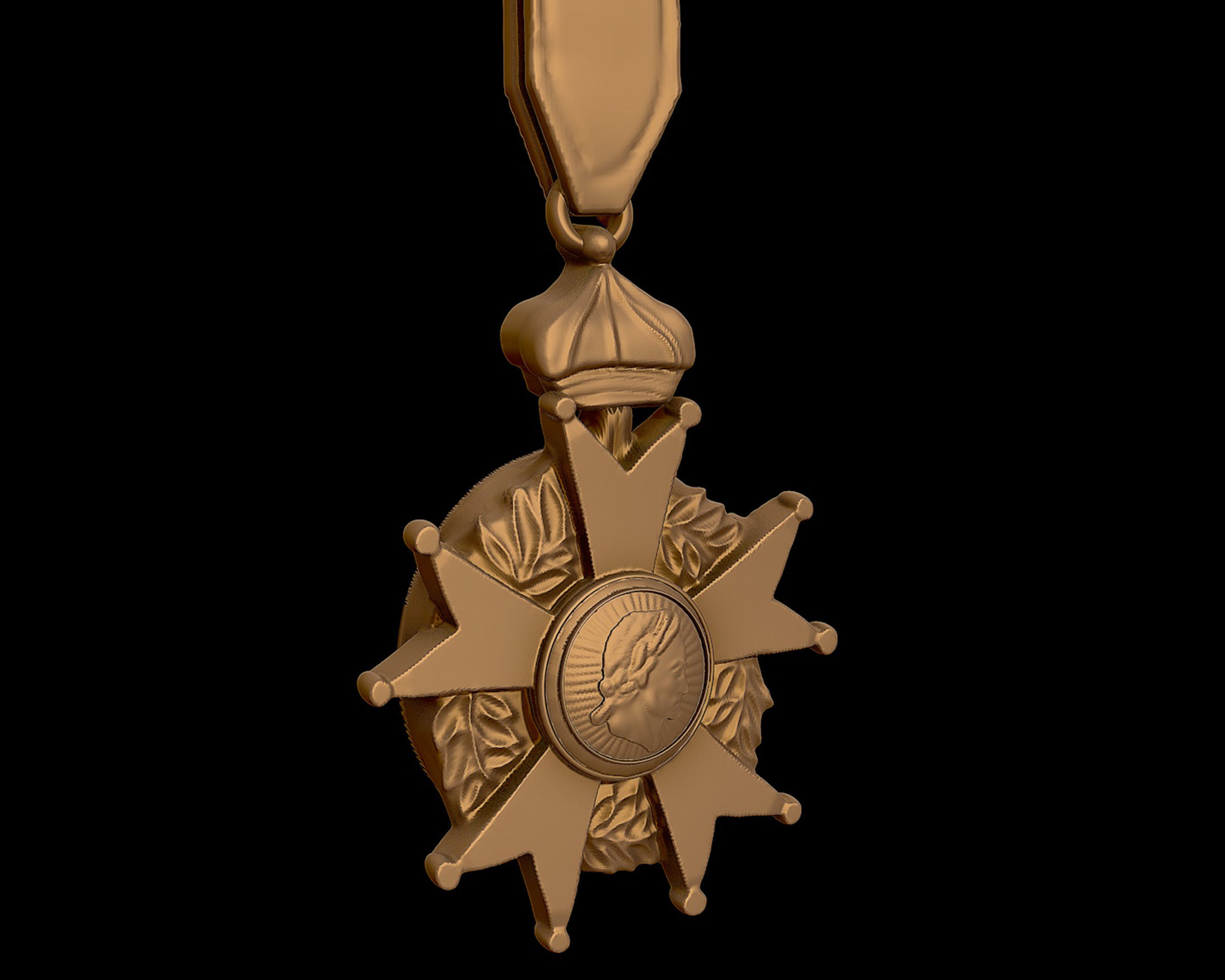 Legion of Honour Medal ready to 3D print 3D print model_7