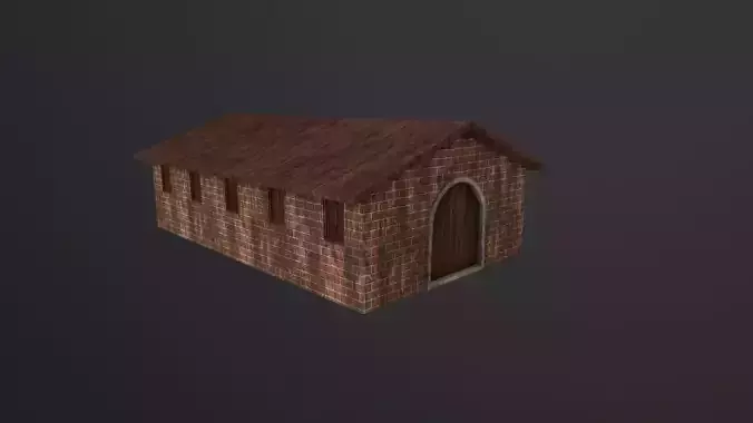 Stone Fort Stable 3D Model