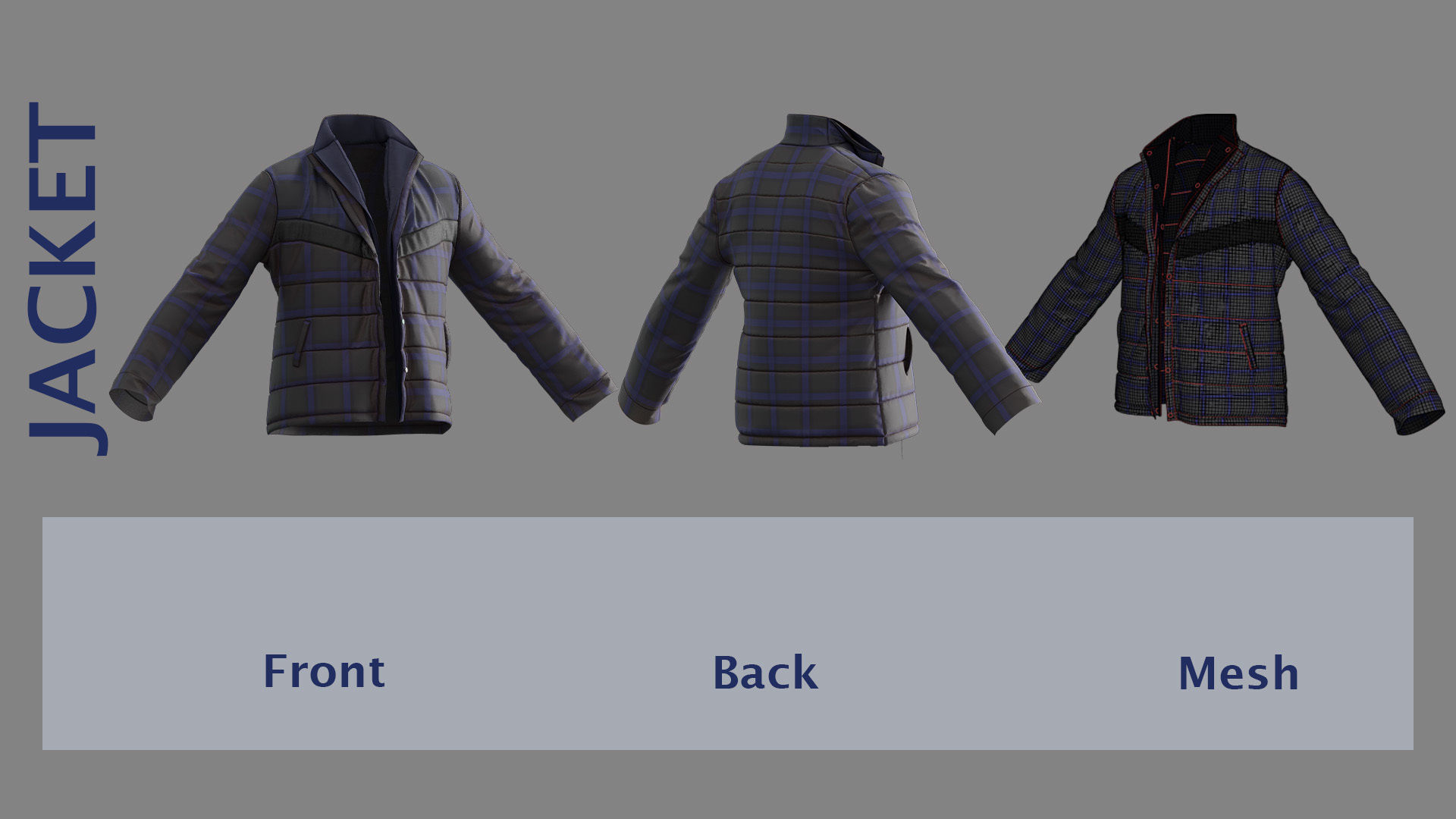 10 men Jackets with Marvelous PLUS 10 Video Tutorials 3D model_7