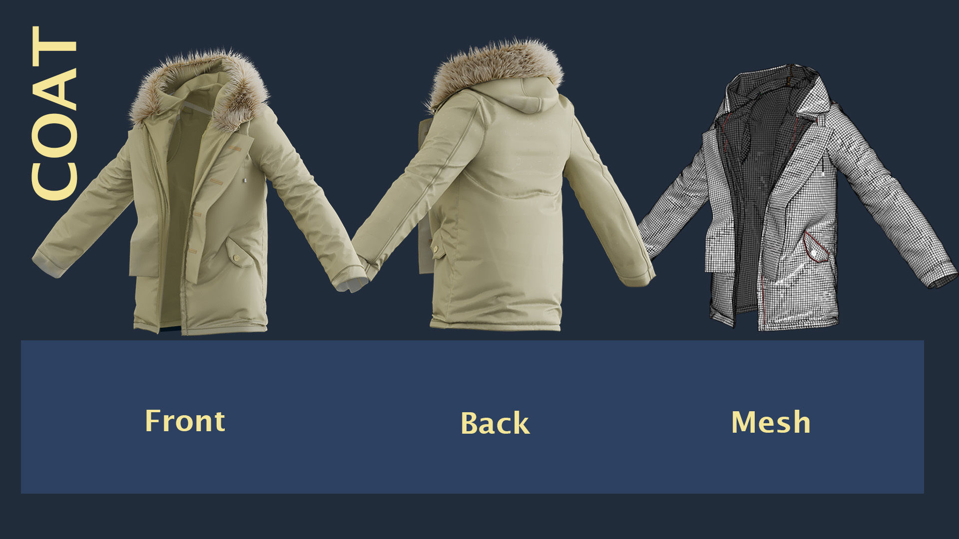 10 men Jackets with Marvelous PLUS 10 Video Tutorials 3D model_6