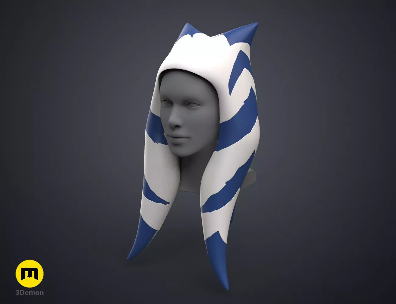 Ahsokas Lekku Mold - Star Wars Clone Wars 3D print model_0