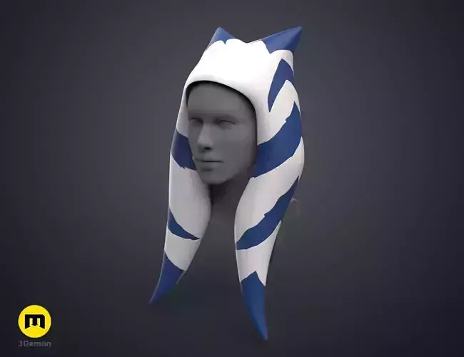 Ahsokas Lekku Mold - Star Wars Clone Wars 3D print model