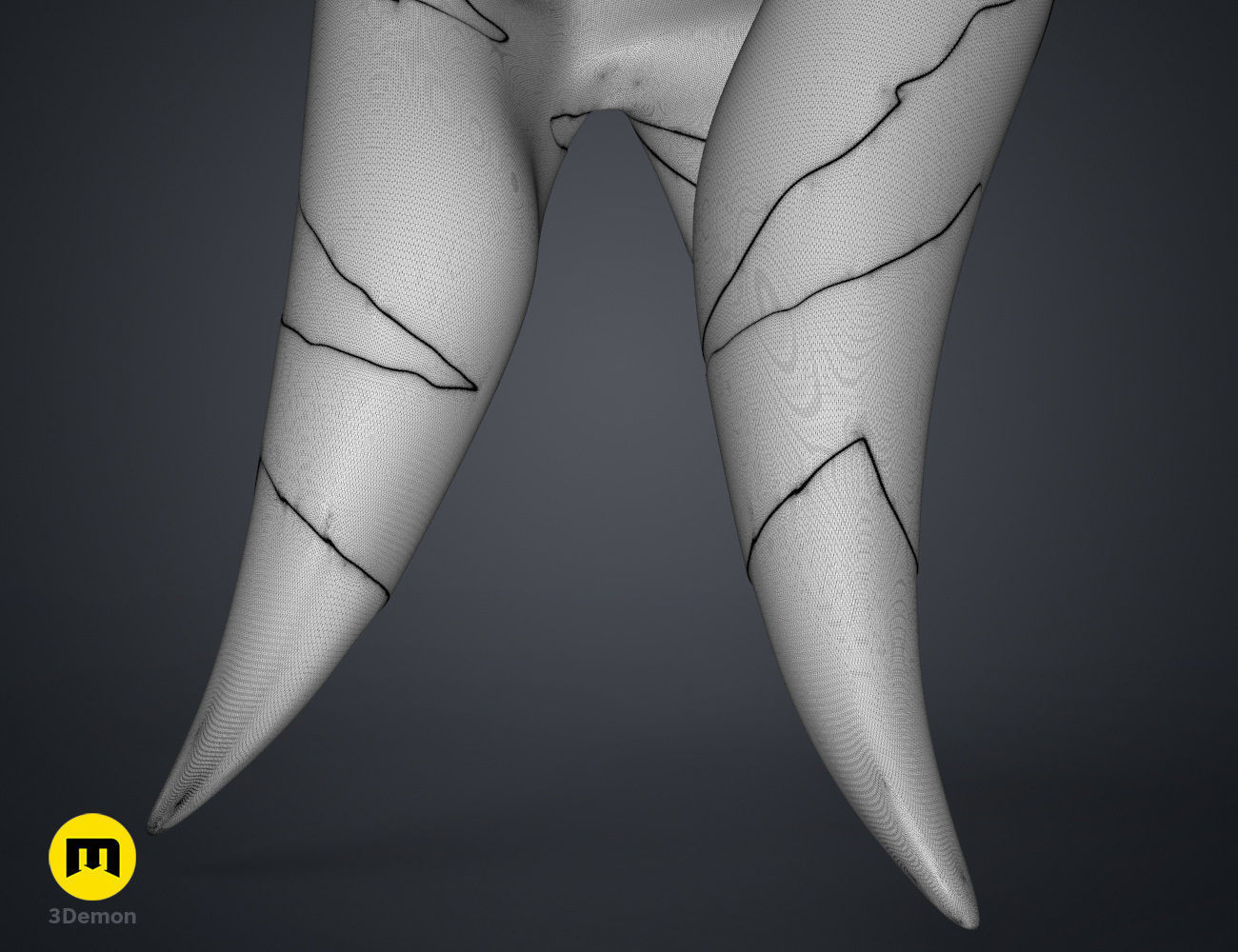 Ahsokas Lekku Mold - Star Wars Clone Wars 3D print model_14