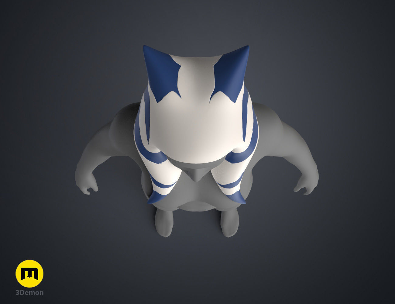 Ahsokas Lekku Mold - Star Wars Clone Wars 3D print model_5