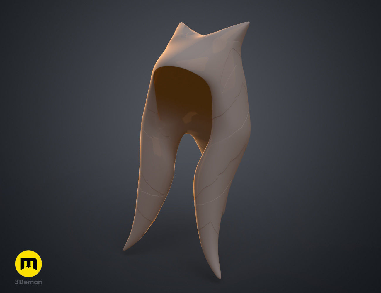 Ahsokas Lekku Mold - Star Wars Clone Wars 3D print model_9