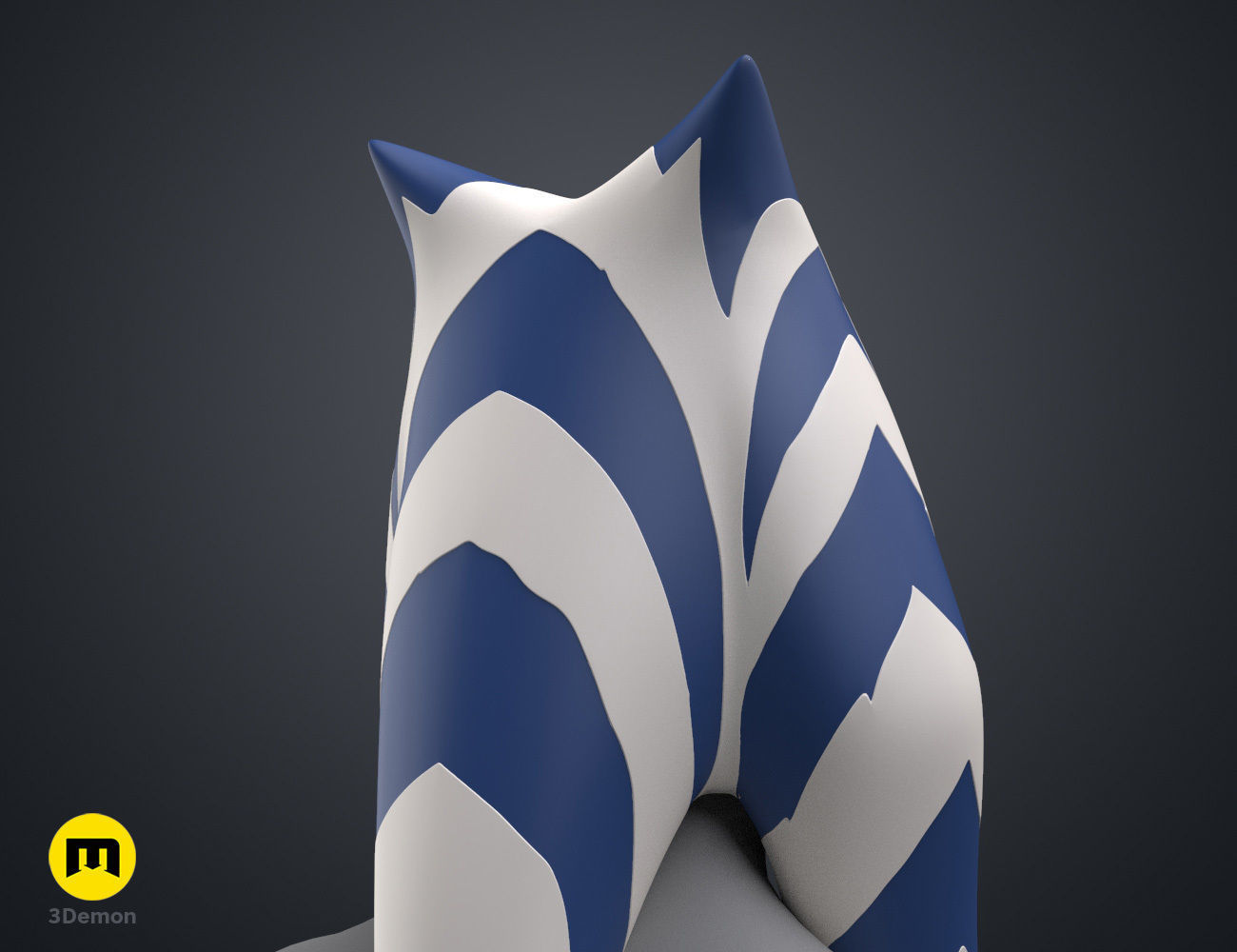 Ahsokas Lekku Mold - Star Wars Clone Wars 3D print model_19